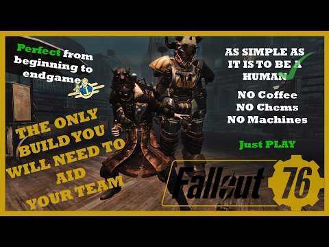 THE Heavy Gunner Build (No Coffee, NO Chems Human) 2026 UPDATED –Fallout 76