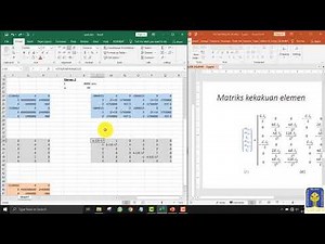 Bagaimana Analisis Struktur Metode Matriks dengan Excel