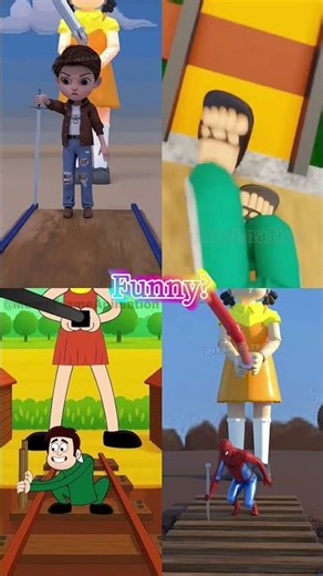 Technologia🤪Jump Rope Challenge Squid Game (Animation Meme) #roblox #shorts #memes #funny