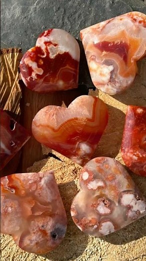 #cherryblossom #carnelian #flowers #agate #heart #crystals #crystalshop