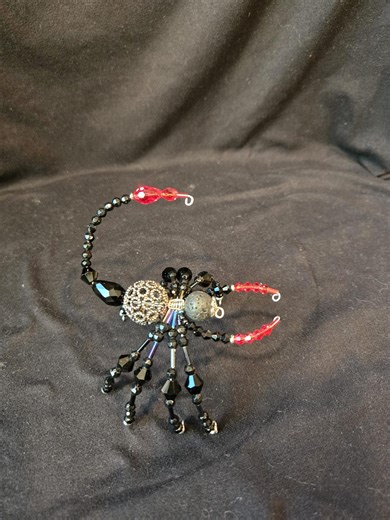 Glass Beaded Scorpion Suncatcher - Etsy