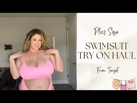 PLUS SIZE TARGET SWIMSUIT TRY ON HAUL | Lauren Sangster