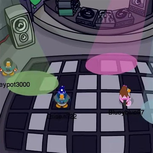 Club Penguin Dance Club Floor In Music Jam