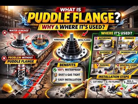 What is a Puddle Flange? | Why & Where It’s Used in Construction (With Pictures)