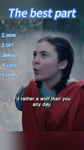 🧺 "I'd Rather a Wolf Than You Any Day" — The Baker vs. Little Red #shorts