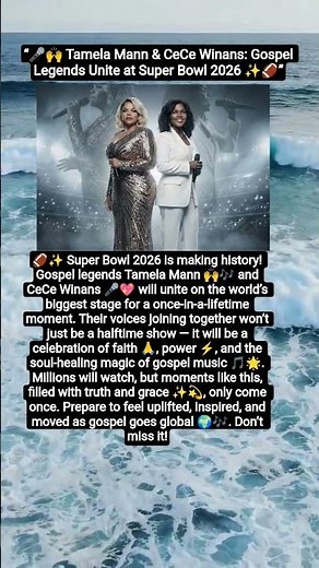 “🎤🙌 Tamela Mann & CeCe Winans: Gospel Legends Unite at Super Bowl 2026 ✨🏈”