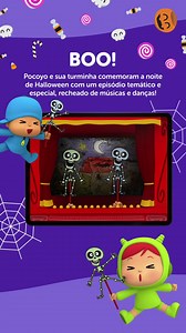 Prepare-se para as aventuras medonhas que o Pocoyo e os seus amigos estão planejando para este Halloween! 👻 O episódio especial "The Day of Death" está repleto de travessuras e risadas! Junte-se a nós para não perder esse momento tão divertido! 🕷✨ 📲 Confira agora mesmo o app! #PlayKids #EuAmoPlayKids #Halloween #UniversoPK #DiversãoGarantida #Crianças #DocesOuTravessuras #CriatividadeInfantil | PlayKids