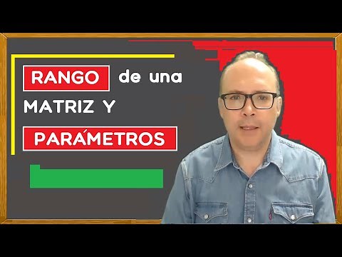 Rango de una matriz con parámetros, Rango y parámetros, matrices y determinantes