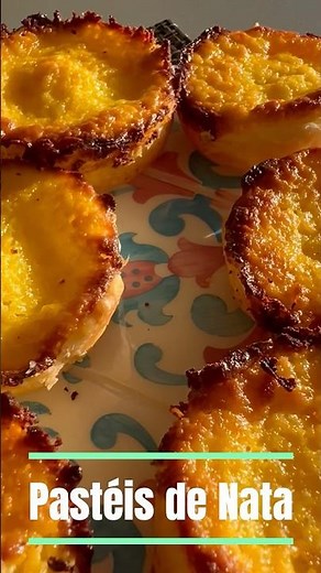 Pastéis de Nata / Portuguese Custard Tarts #pasteldenata #portugal #easyrecipe #custardtart #baking