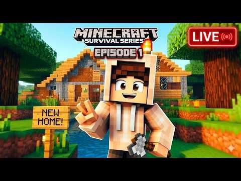 Starting first Survival Series | Minecraft #shorts #gaming