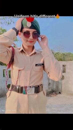 The Power of the Uniform ⚡️ Civil Dress to Uniform|Glow Up Level: Uniform Edition ✨ #ncc #army