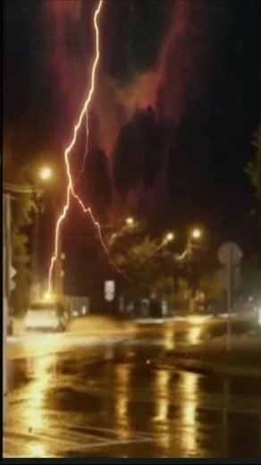 Lightning Strikes Moving Car & Sets It Ablaze / Shocking Meditation