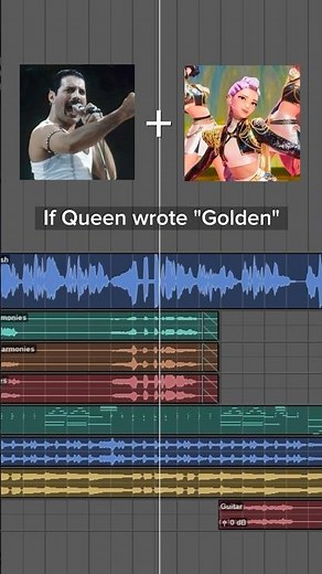 If Queen wrote “Golden” #kpop