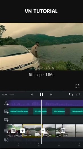 VN Video Editor Tutorial: Cinematic Transitions & Timing Tips 📱#editing