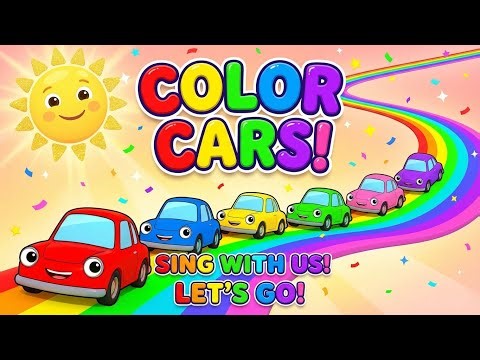 Color Cars for Kids | Learn Colors with Cars | Nursery Rhyme Song