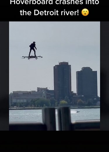 Hoverboard Drone Crashes Into River | Watch the Epic Fail!