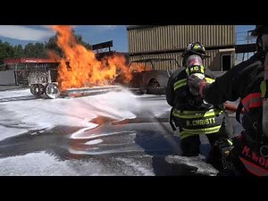 West Metro Fire Rescue: Firefighting with foam