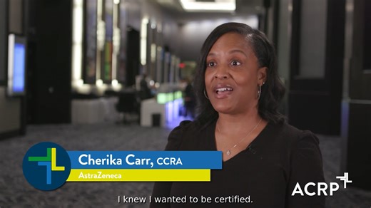 ACRP Certification: Cherika Carr, CCRA