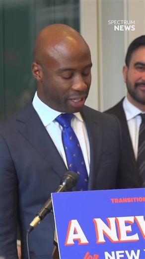 In his first address to New Yorkers, incoming Schools Chancellor Kamar Samuels highlighted his experience as an educator and shared his agenda, which includes a focus on funding schools and hiring qualified teachers. | Spectrum News NY1