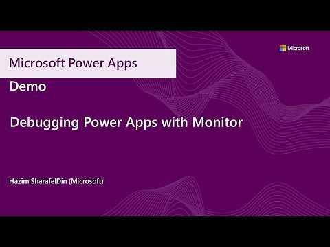 Demo: Debugging Power Apps with Monitor