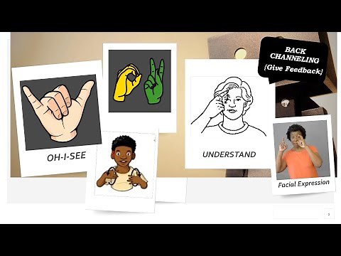 Back Channeling (Giving Feedback)