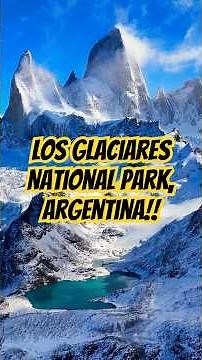 Welcome to LOS GLACIARES NATIONAL PARK in ARGENTINA! #argentina #patagonia