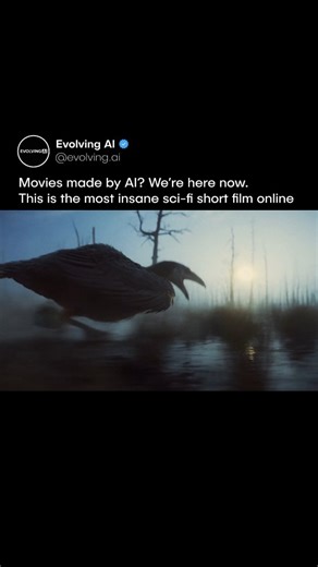 Evolving AI on Instagram: "@gossipgoblin has become famous for using AI to create short videos built on dystopian story worlds. The lores he creates are incredibly popular because the visuals are sharp and the stories are carefully built, not because it uses AI. The technology stays in the background while the world and the narrative do the heavy lifting. Now he has released his first short film, WOODNUTS. It follows a worker who joins a dangerous sap harvesting crew on an alien planet. Voices f