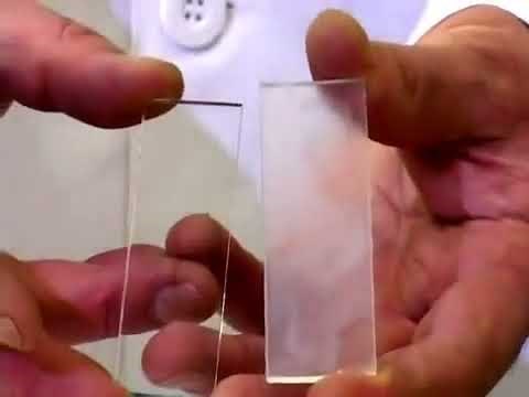 HF + SiO2 (Acid hydrofluoric reacts with silicon dioxide)
