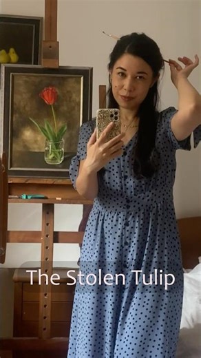 painting The Stolen Tulip