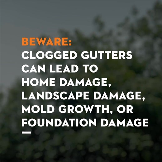 STIHL Tips for Storm Season: Protect your home from extra damage by clearing your gutters before the storm hits. | Ken's Service and Sales