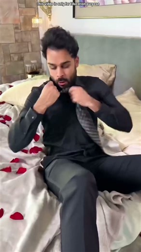 Russian girlfriend drops poor boyfriend on the bed 😲