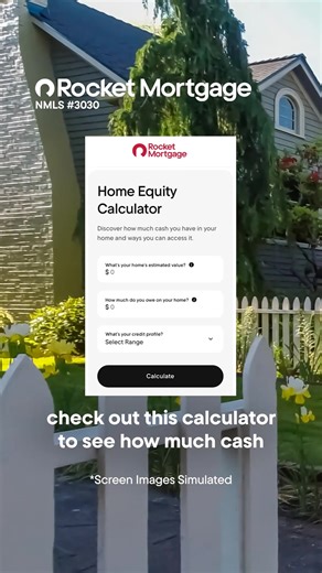 Home equity loans surge in popularity. Calculate how much cash you could pull from your home without affecting your mortgage rate. What could unlocking cash from your home look like? Tap desired cash amount: -$50,000 https://tinyurl.com/2cq8vmws -$100,000 https://tinyurl.com/2cq8vmws -$200,000 https://tinyurl.com/2cq8vmws -$300,000 https://tinyurl.com/2cq8vmws -$400,000 https://tinyurl.com/2cq8vmws -Other https://tinyurl.com/2cq8vmws | Rocket