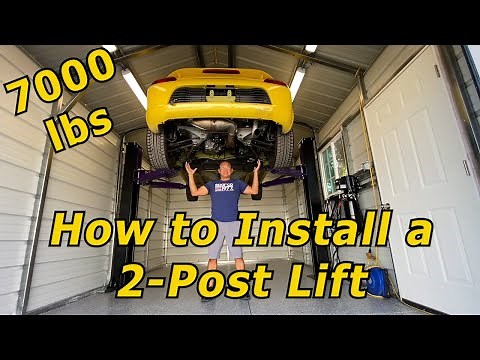 How to Install a 2-Post 7000 lb Vehicle Lift