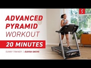 Advanced Pyramid Workout - HIIT Run + Jog | 20 Minutes