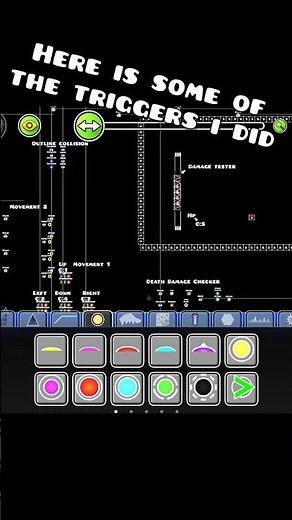 Making omega Flowey in Geometry dash part 1 #Undertale #omegaflowey #geometrydash #gdcreator