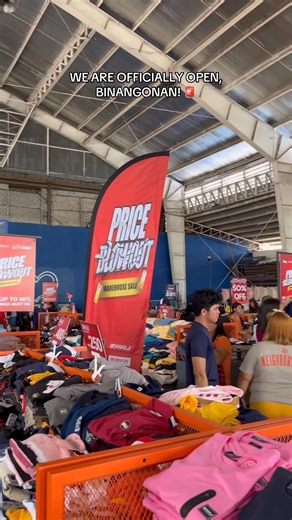 🚨 WE ARE OFFICIALLY OPEN, BINANGONAN! 🚨 The wait is over — the PRICE BLOWOUT WAREHOUSE SALE is finally happening TODAY! 🎉 Shop your favorite brands: RRJ • Petrol • Stylistic Mr. Lee • Bobson Here’s what’s waiting for you: 👕 Men & Women’s Tops — ₱100–₱400 🧒 Kids Clothes — ₱200–₱350 🧢 Caps — as low as ₱50 👟 BUY 1 TAKE 1 Shoes ✨ Bed Sheets and more home essentials on SALE 📍 Binangonan, Rizal 📅 February 12–25, 2026 ⏰ 9AM–7PM Tag your shopping buddy and head here NOW 🔥 | RRJ (Rough Rider Je
