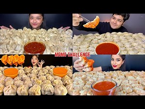 100 MOMOS EATING CHALLENGES🥟🔥| EATING SPICY DUMPLINGS & MOMOS FROM ALL AOUND THE WORLD