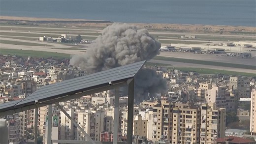 Huge blast rocks Beirut as Israeli airstrikes intensify