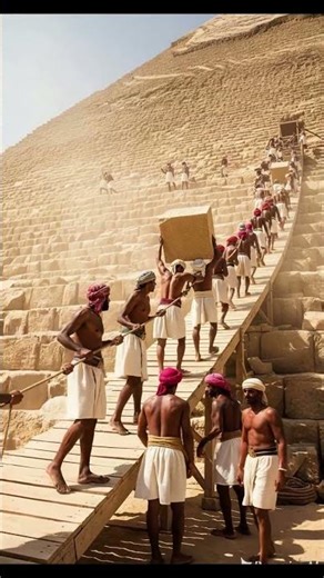 How the Egyptian Pyramids Were Built — Ancient Engineering Secrets!..#shorts