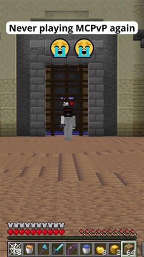 Never playing mcpvp again... #minecraft #pvp