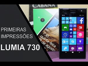 Unboxing e Primeiras Impressões Lumia 730 Português!