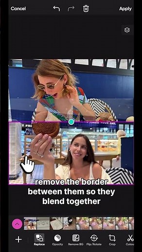 How to recreate the social cutout collage with Picsart