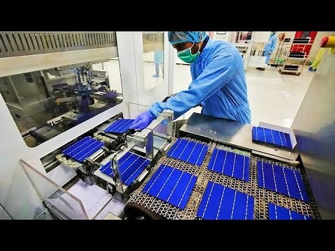 How It's Made Solar Panels In Factories | Solar Panel Manufacturing Process ‪@howitsmadefactories‬