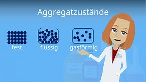 Aggregatzustände • fest, flüssig, gasförmig