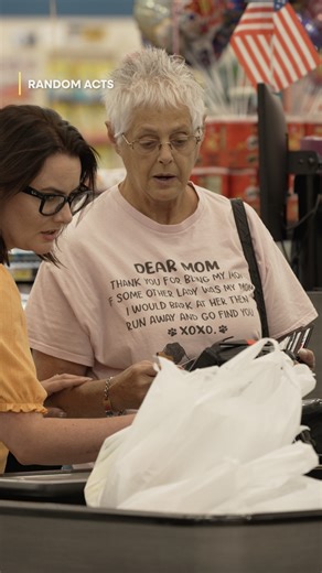 Imagine checking out… and a stranger picks up the tab! 💸 | Random Acts TV