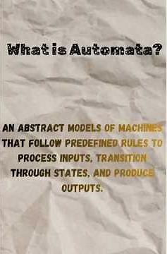 Full video on basic definitions of Automata Theory concepts