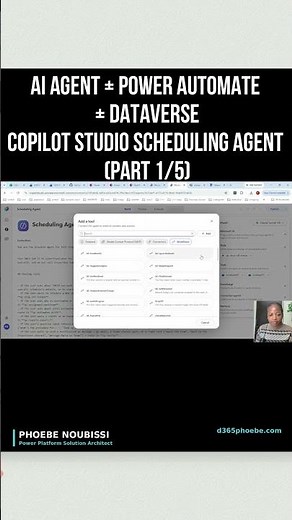AI Agent + Power Automate + Dataverse Copilot Studio Scheduling Agent #copilotstudio #aiagent