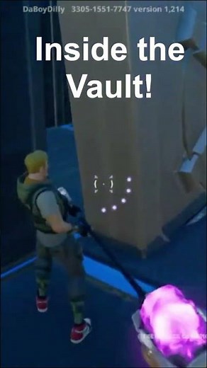 How to get inside the vault in go goated?![fortnite]
