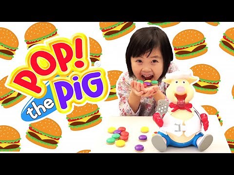 Pop the Pig! Feed the pig until belly pops! Fun Family Game for Kids! Keeva's Christmas Toy Reviews