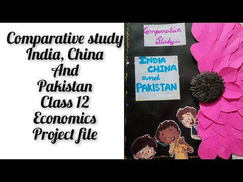 Economics project file class 12 comparative study India china and pakistan